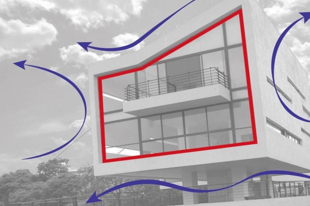 ¿Qué es una barrera contra las infiltraciones de aire en los edificios?