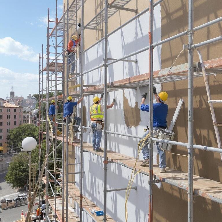 proceso de rehabilitación de fachadas