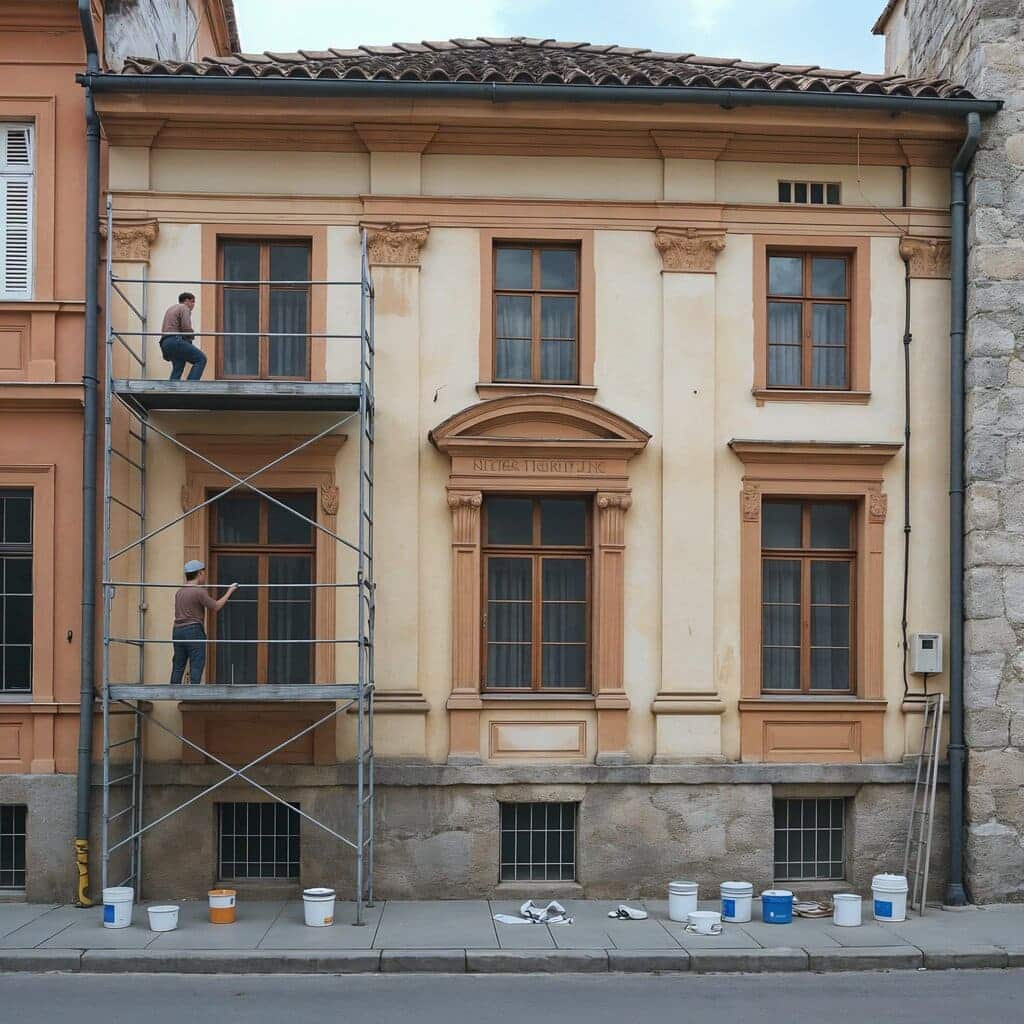 proceso de rehabilitación integral edificio Madrid