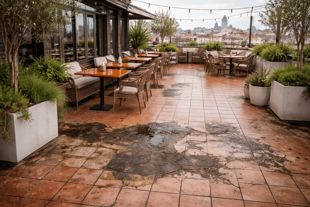 impermeabilización de terrazas transitables Madrid