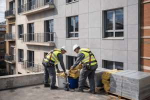 resultado del aislamiento térmico en fachadas ventiladas Madrid