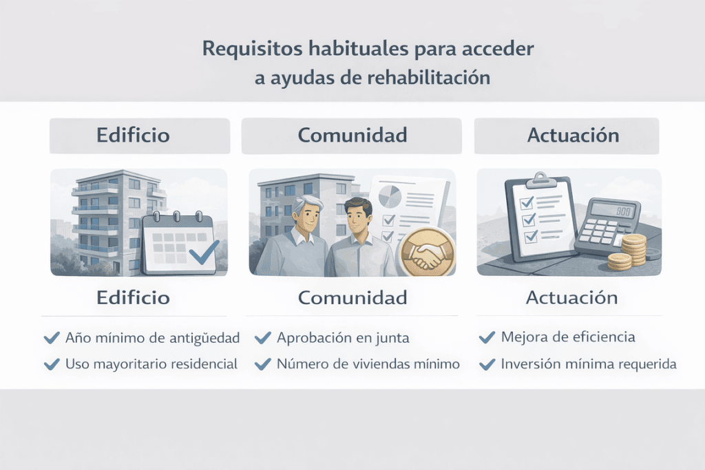 requisitos para ayuda rehabilitación